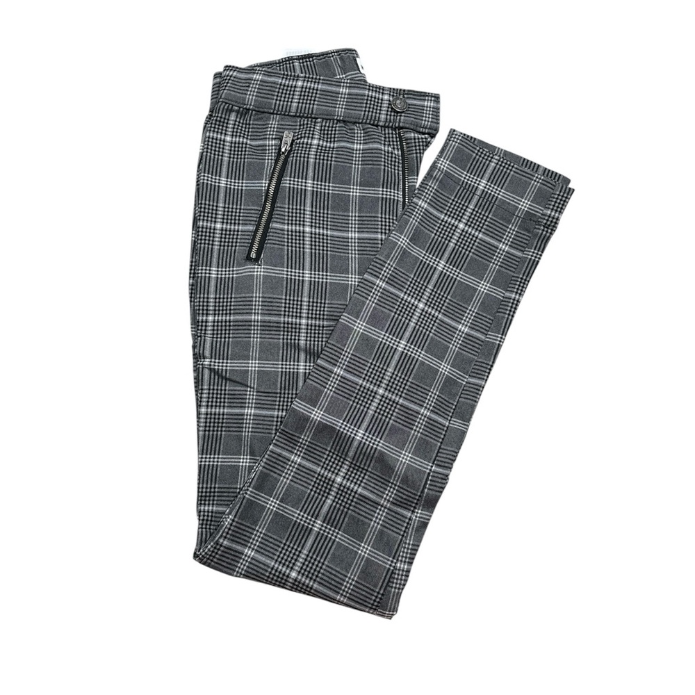 Hollister Black and White Plaid Dress Pants, S, BNWT